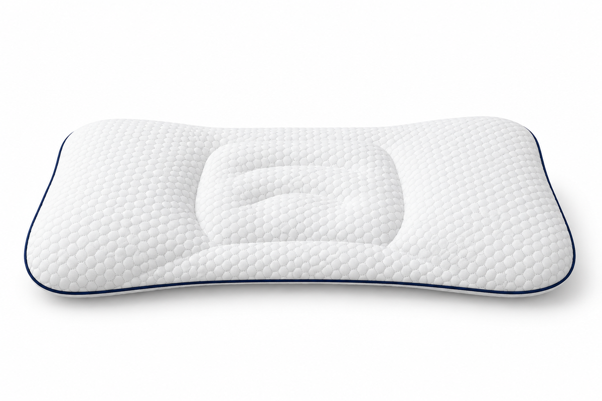 Contoured pillow support zones