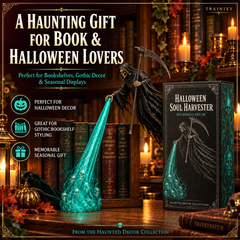 The Soul Harvester — Gothic Grim Reaper Bookshelf Light