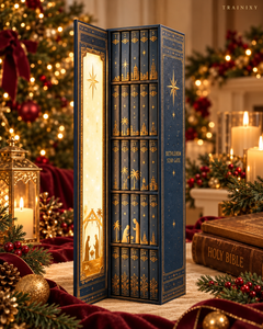Bethlehem Star Gate: 25-Day Nativity Advent Calendar with Mini Bible Story Books