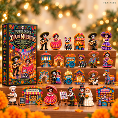 Pueblo del Día de Muertos 2026 Advent Calendar – 24-Piece Day of the Dead Collectible Village