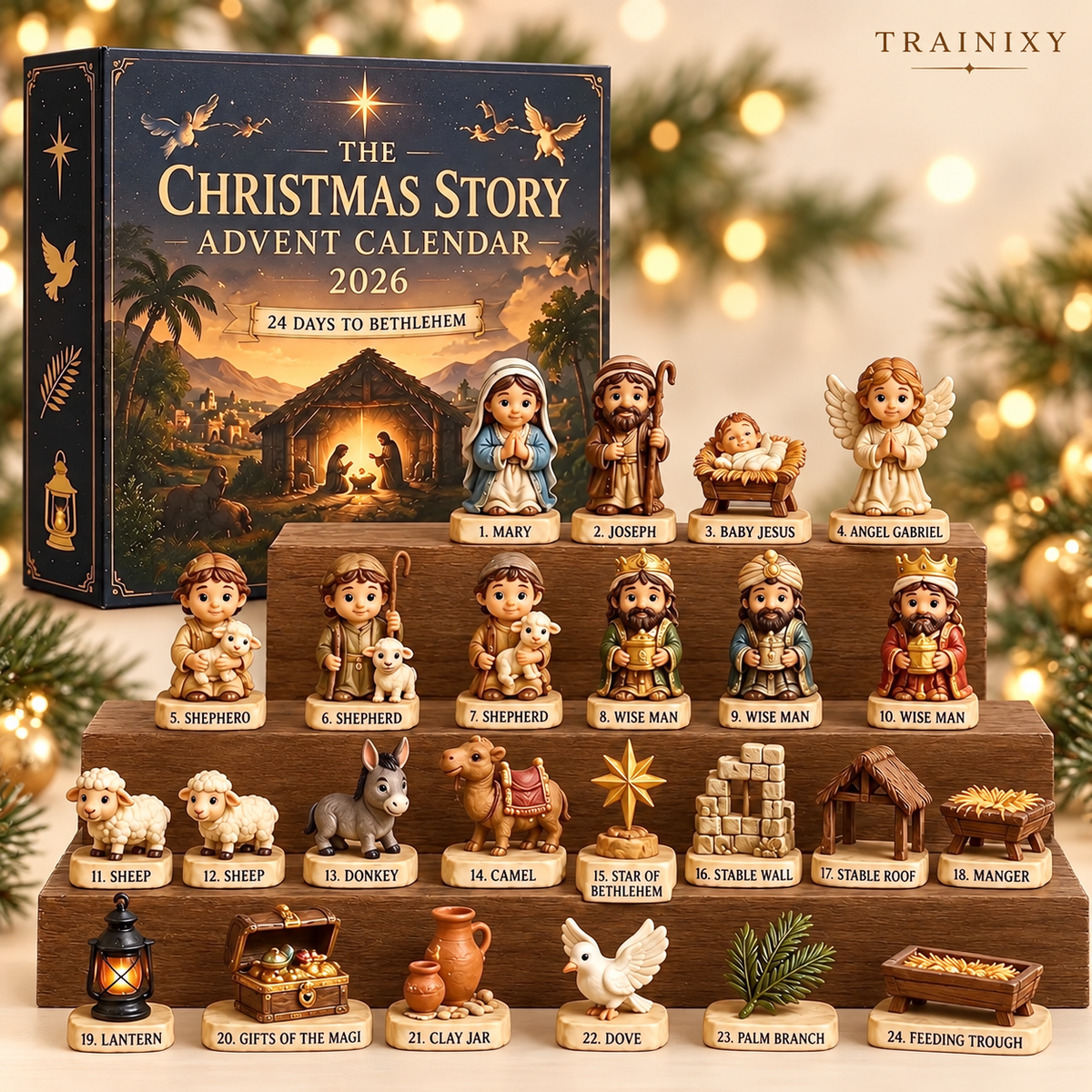 The Christmas Story™ 2026 Nativity Advent Calendar (24-Day Keepsake)