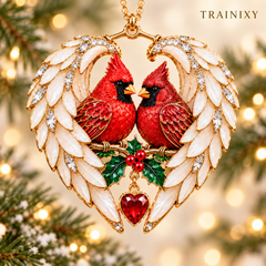 2026 Angel Wing Heart Memorial Christmas Ornament – Remembrance Keepsake