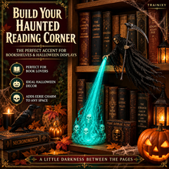 The Soul Harvester — Gothic Grim Reaper Bookshelf Light