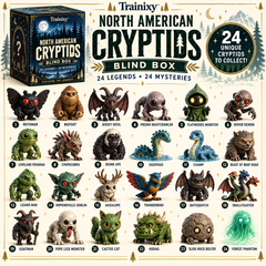 North American Cryptids Mystery Blind Box – Collectible Folklore Mini Figures