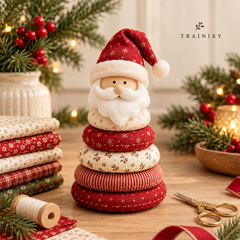 Handmade Christmas Fabric Doll Craft Kit