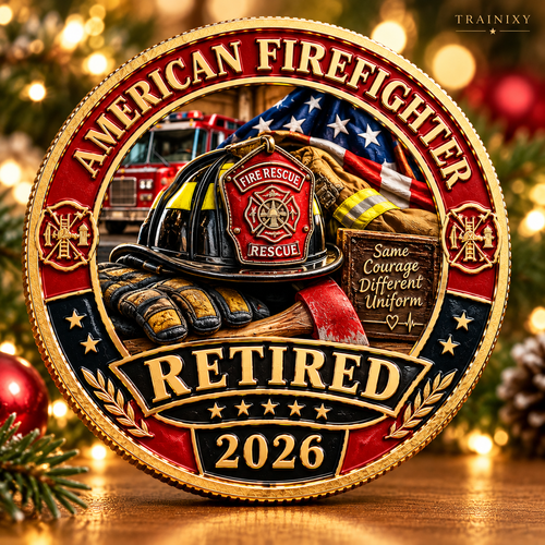 2026 American Hero Retirement Commemorative Coin – Keepsake Gift
