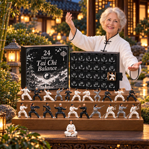 2026 Tai Chi Balance Advent Calendar – 24-Day Holiday Countdown Collectible Figures