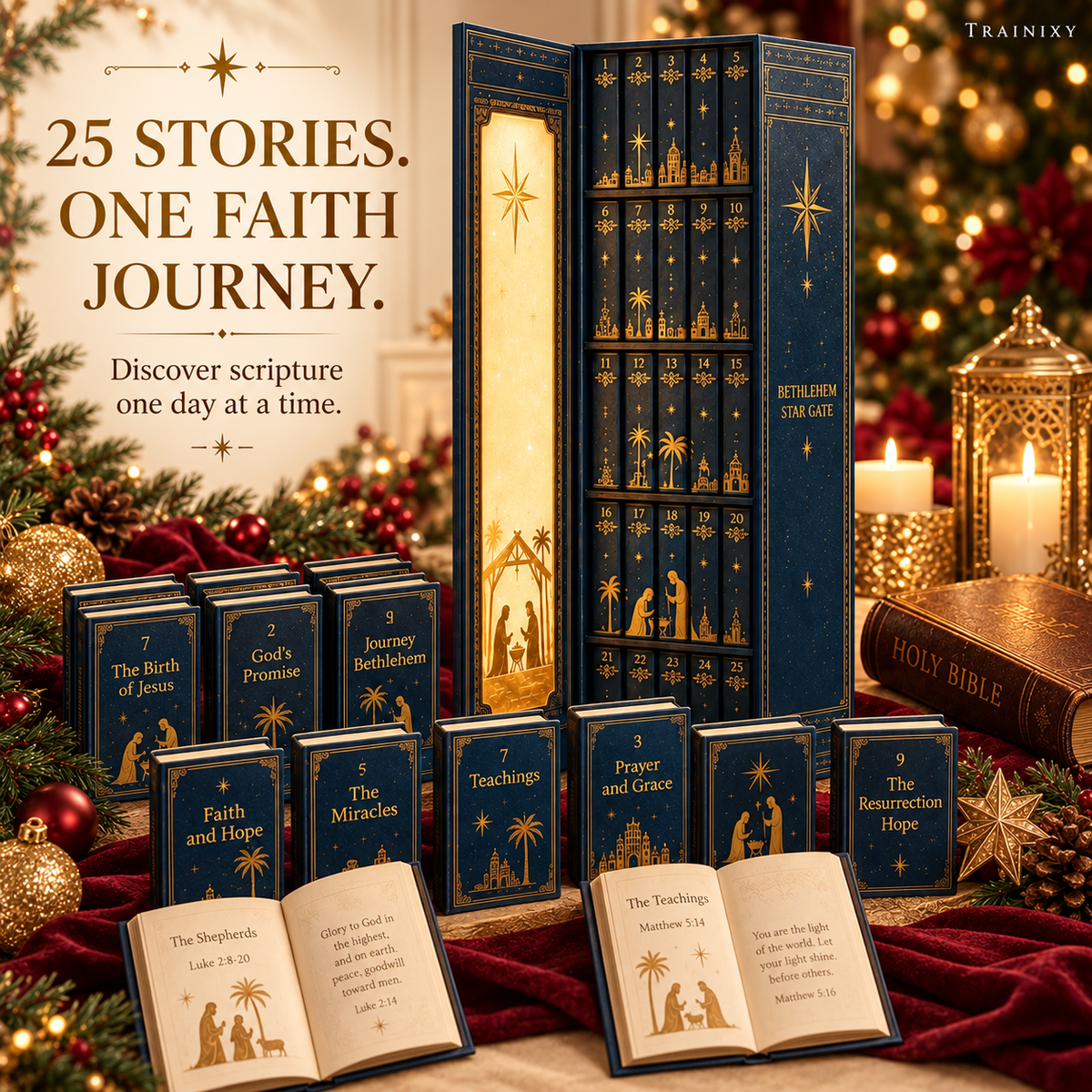 Watch the Christmas Story Unfold One Book at a Time