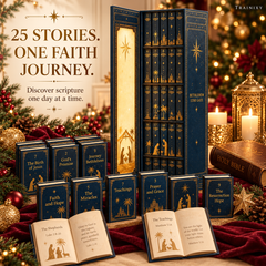 Bethlehem Star Gate: 25-Day Nativity Advent Calendar with Mini Bible Story Books