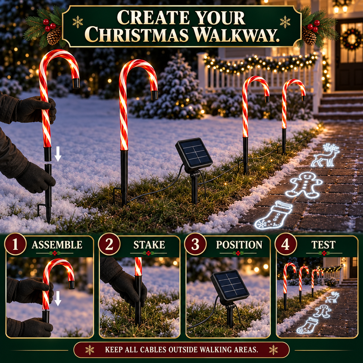 A Festive Route in Four Simple Steps