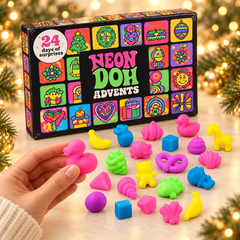 Neon Sensory Squishy Advent Calendar (24 Days)