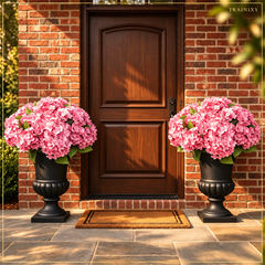 UV-Resistant Artificial Hydrangea Flowers (Set of 5)