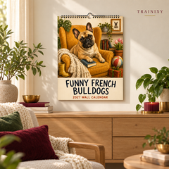 2027 French Bulldog Wall Calendar: Funny Frenchie Moments