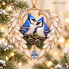 2026 Angel Wing Heart Memorial Christmas Ornament – Remembrance Keepsake