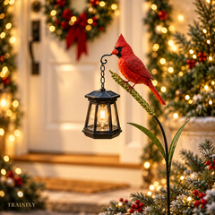 Cardinal Solar Garden Lantern