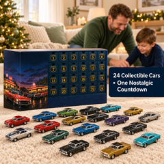 Classic American Cars Advent Calendar – 24 Vintage Collectibles