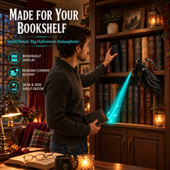 The Soul Harvester — Gothic Grim Reaper Bookshelf Light