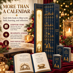 Bethlehem Star Gate: 25-Day Nativity Advent Calendar with Mini Bible Story Books