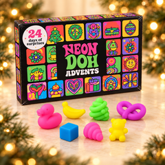 Neon Sensory Squishy Advent Calendar (24 Days)