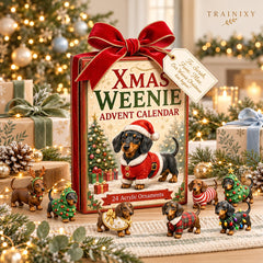 2026 Dachshund Christmas Advent Calendar – 24 Days Holiday Countdown with Ornaments