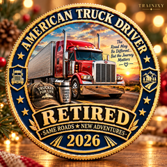 2026 American Hero Retirement Commemorative Coin – Keepsake Gift