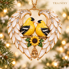 2026 Angel Wing Heart Memorial Christmas Ornament – Remembrance Keepsake