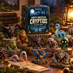 North American Cryptids Mystery Blind Box – Collectible Folklore Mini Figures