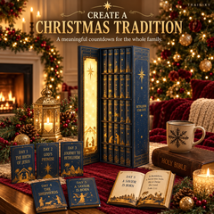 Bethlehem Star Gate: 25-Day Nativity Advent Calendar with Mini Bible Story Books