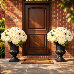 UV-Resistant Artificial Hydrangea Flowers (Set of 5)