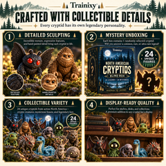 North American Cryptids Mystery Blind Box – Collectible Folklore Mini Figures