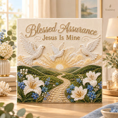 Sacred Hymn Pearl Art Kit – DIY Faith-Inspired Wall Decor