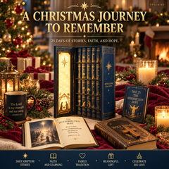 Bethlehem Star Gate: 25-Day Nativity Advent Calendar with Mini Bible Story Books