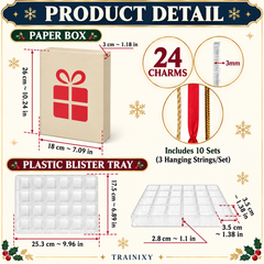 British Shorthair 24-Day Christmas Advent Calendar – Collectible Cat Figurines