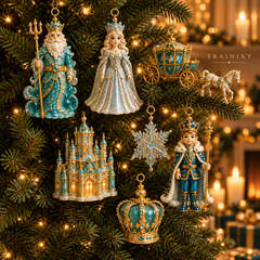 2026 Royal Christmas Palace Advent Calendar – 24-Day Luxury Keepsake Ornament Set