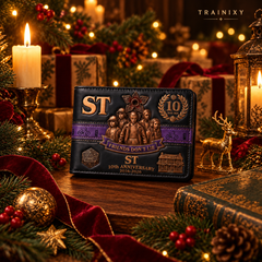 Stranger Things Hawkins 1986 Relief Wallet – “Friends Don’t Lie” 10th Anniversary Edition