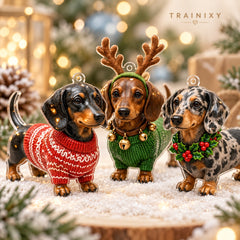 2026 Dachshund Christmas Advent Calendar – 24 Days Holiday Countdown with Ornaments