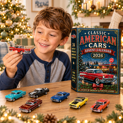 2026 Vehicle Advent Calendar – 24 Days of Acrylic Ornaments & Holiday Keepsakes