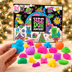 Neon Sensory Squishy Advent Calendar (24 Days)