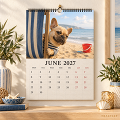 2027 French Bulldog Wall Calendar: Funny Frenchie Moments