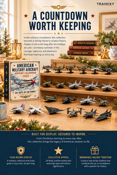 American Military Aircraft Advent Calendar 2026 – 24 Days of Collectible Mini Models