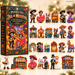 Pueblo del Día de Muertos 2026 Advent Calendar – 24-Piece Day of the Dead Collectible Village