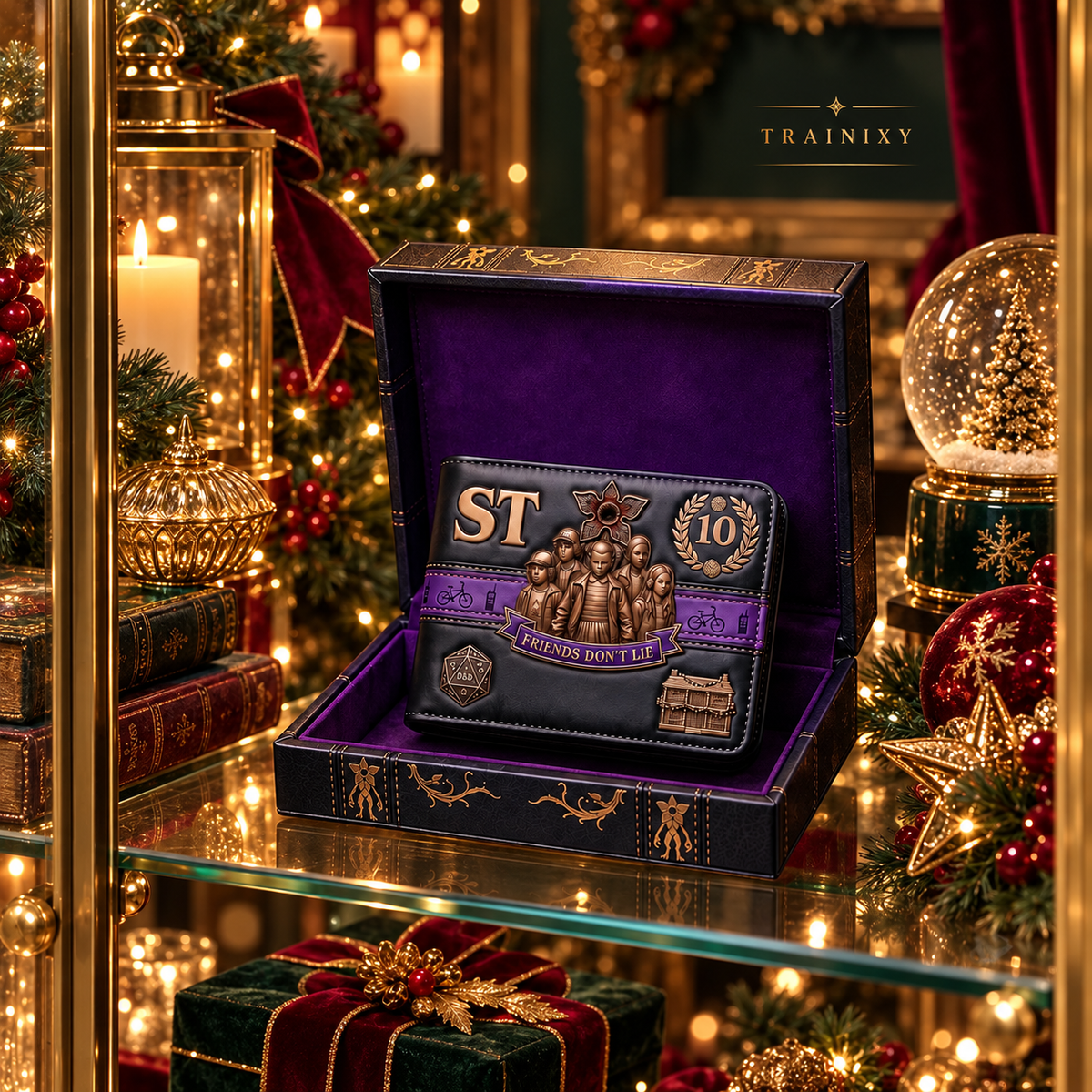 Stranger Things Hawkins 1986 Relief Wallet – “Friends Don’t Lie” 10th Anniversary Edition