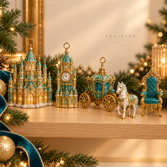 2026 Royal Christmas Palace Advent Calendar – 24-Day Luxury Keepsake Ornament Set
