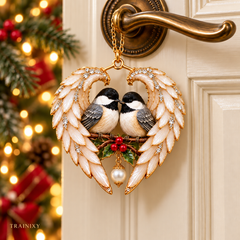 2026 Angel Wing Heart Memorial Christmas Ornament – Remembrance Keepsake