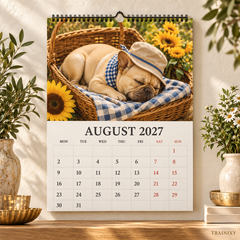 2027 French Bulldog Wall Calendar: Funny Frenchie Moments