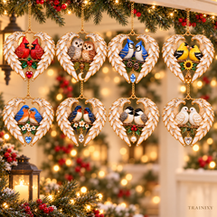 2026 Angel Wing Heart Memorial Christmas Ornament – Remembrance Keepsake