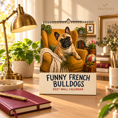 2027 French Bulldog Wall Calendar: Funny Frenchie Moments
