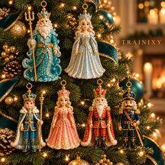 2026 Royal Christmas Palace Advent Calendar – 24-Day Luxury Keepsake Ornament Set