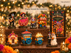 Pueblo del Día de Muertos 2026 Advent Calendar – 24-Piece Day of the Dead Collectible Village