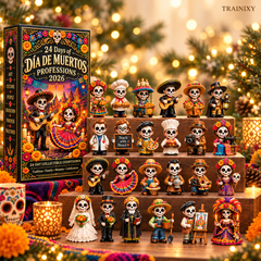 Pueblo del Día de Muertos 2026 Advent Calendar – 24-Piece Day of the Dead Collectible Village